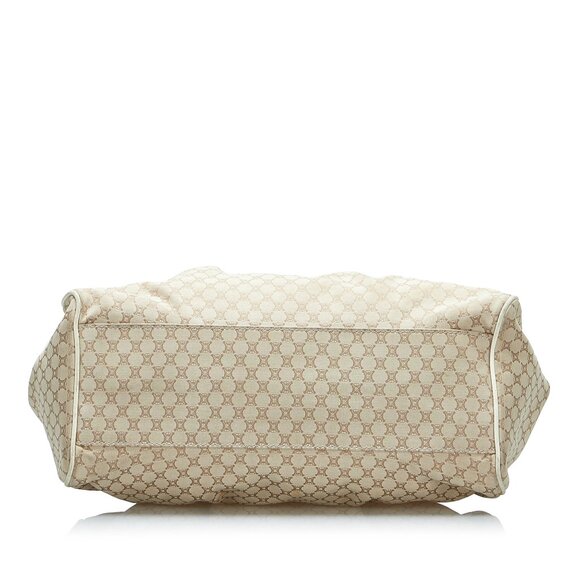 Celine Macadam Tote Handbag in Brown Canvas Leather Ladies - Picture 4 of 11